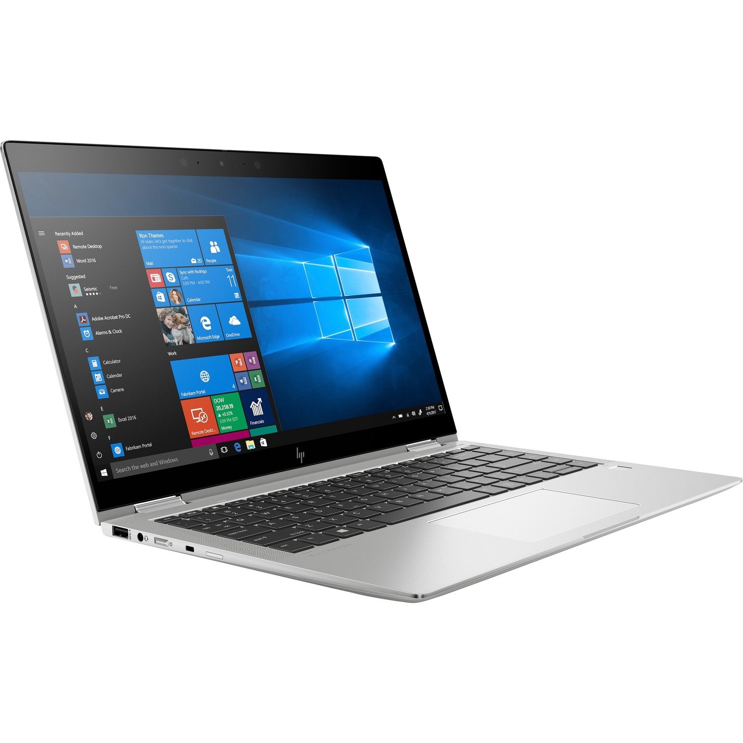 HP EliteBook x360 1040 G6 14" Touchscreen Convertible 2 in 1 Notebook - Intel Core i5 8th Gen i5-8265U - 16 GB - 512 GB SSD - English Keyboard