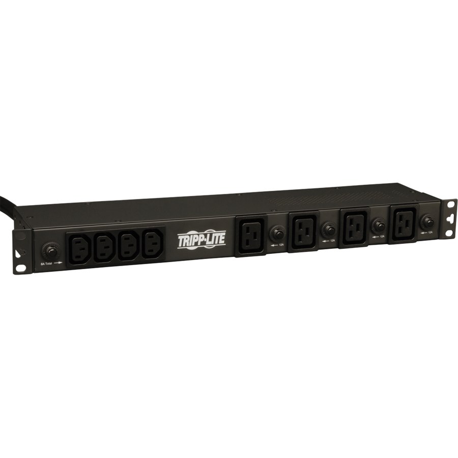 Eaton Tripp Lite Series 5.8kW 200-240V Single-Phase Basic PDU - 16 C13 & 4 C19 Outlets, L6-30P Input, 15 ft. (4.6 m) Cord, 1U Rack-Mount