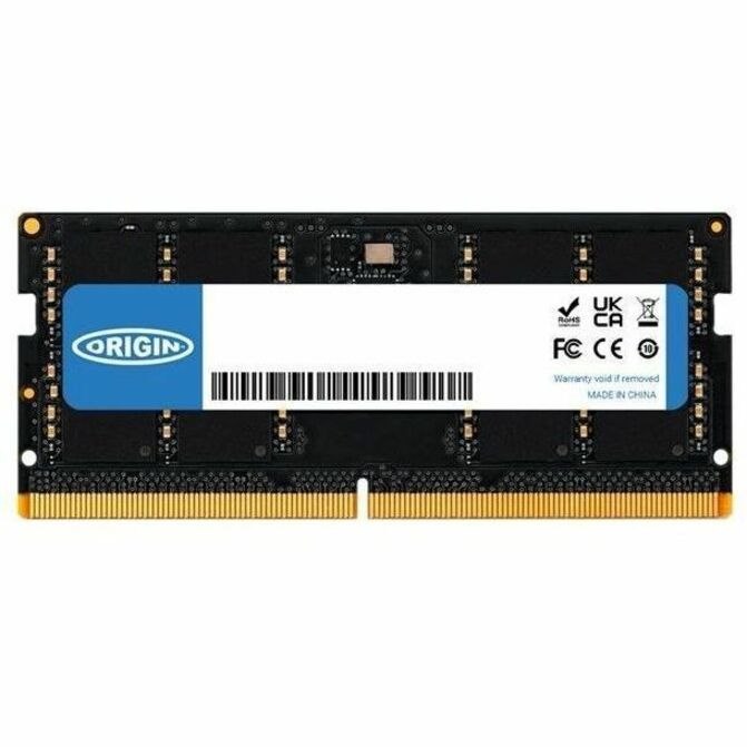 Origin RAM Module for Notebook - 32 GB - DDR5-5600/PC5-44800 DDR5 SDRAM - 5600 MHz Single-rank Memory - 1.10 V