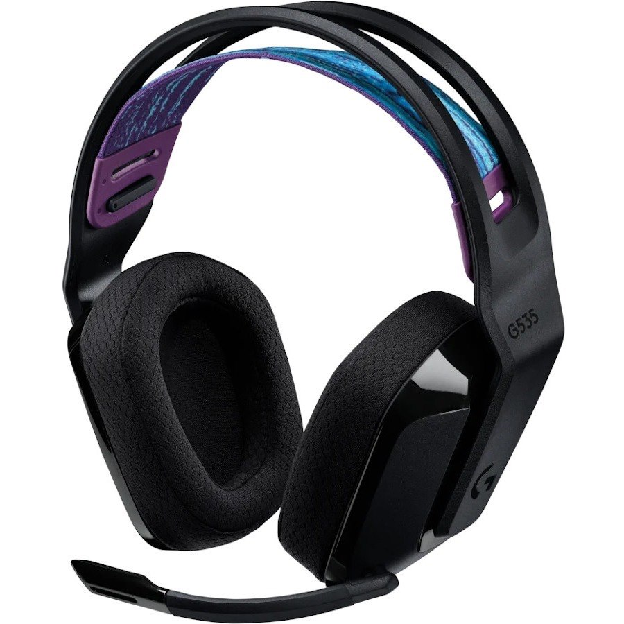 Logitech G G535 Wired/Wireless On-ear Stereo Gaming Headset - Black