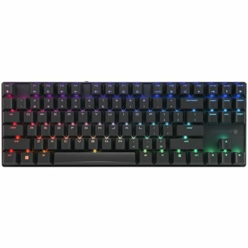 CHERRY MX 3.0S Wired RGB Keyboard, MX BROWN SWITCH, For Office And Gaming, Black