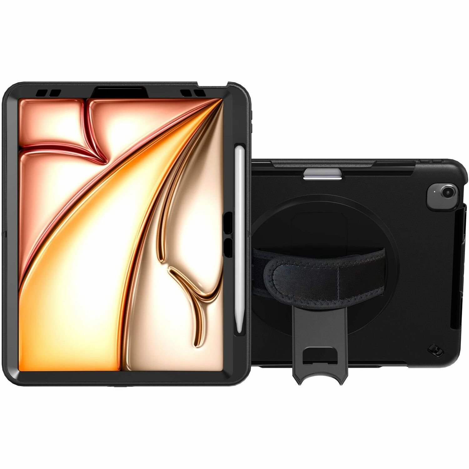 CTA Digital Rugged Carrying Case for 13" Apple iPad Air 13 (2024) Tablet