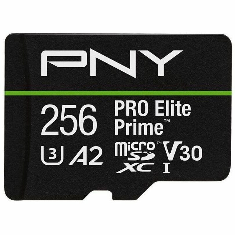 PNY PRO Elite Prime 256 GB Class 10/UHS-I (U3) V30 microSDXC - 1