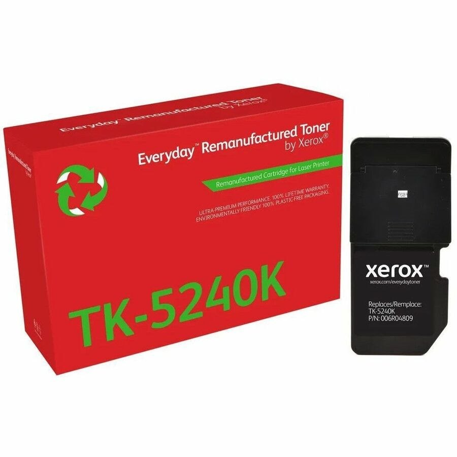 Xerox Everyday Remanufactured Standard Yield Laser Toner Cartridge TK-5240K - Black - 1 / Pack