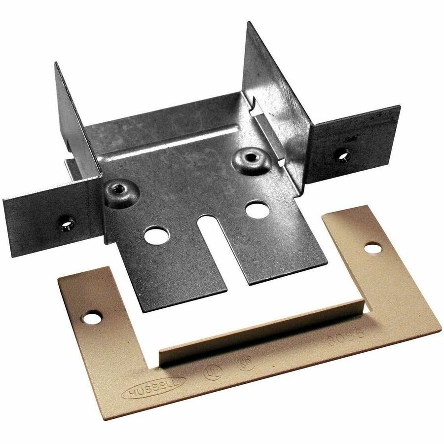 Hubbell Premise Wiring Metal Raceway, Panel Connector, HBL3000 Series, Ivory