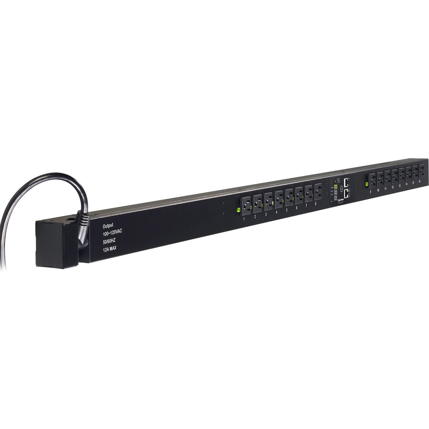 CyberPower PDU15SWV16FNET 100 - 120 VAC 15A Switched PDU