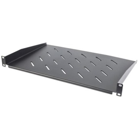 Intellinet Network Solutions 19" Cantilever Shelf, 1U, Shelf Depth 300mm, Vented, Max 25kg, Black, Three Year Warranty