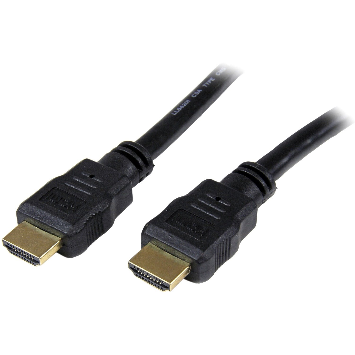 StarTech.com 1ft/30cm HDMI Cable, 4K High Speed HDMI Cable with Ethernet, Ultra HD 4K 30Hz Video, HDMI 1.4 Cable, HDMI Monitor Cord, Black