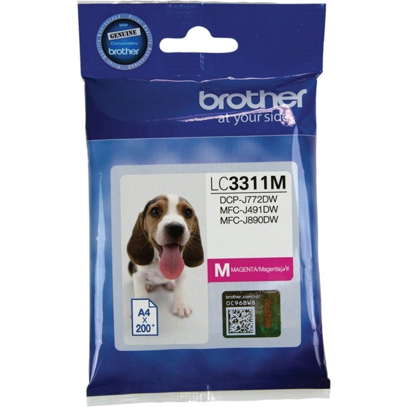 Brother LC3311M Original Inkjet Ink Cartridge - Magenta Pack