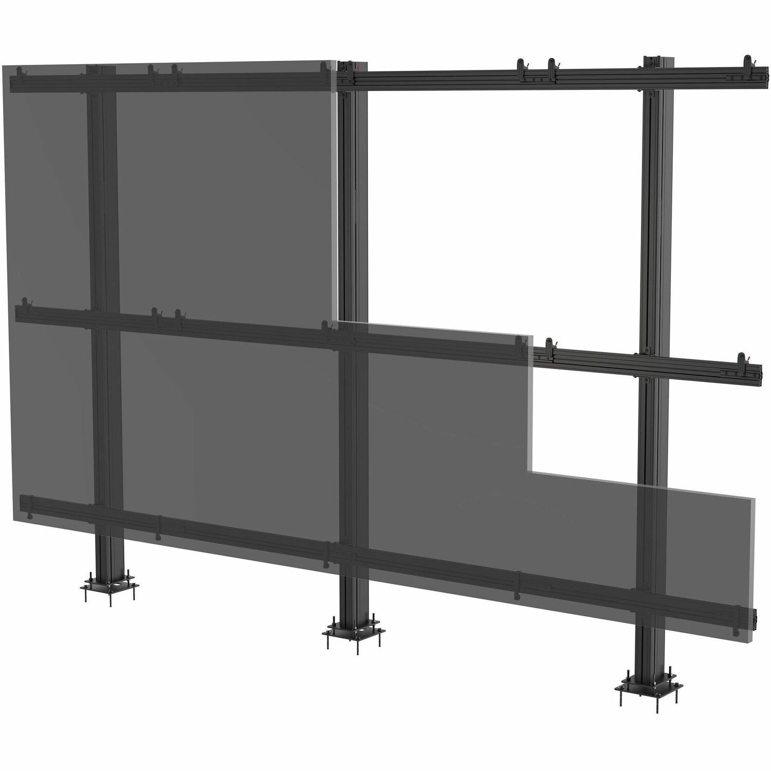 Peerless-AV&reg; SEAMLESS Connect Universal dvLED Bolt Down Pedestal for 27" Displays up to 610mm Wide in a 4x4 Configuration