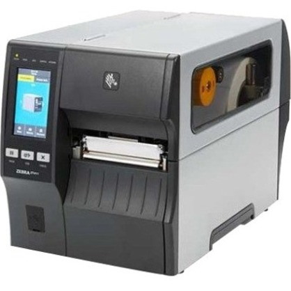 Zebra ZT411 Industrial Thermal Transfer Printer - Monochrome - Label Print - Fast Ethernet - USB - USB Host - Serial - Bluetooth 4.2 - Wireless LAN - UK, AUS, JP, EU - Black