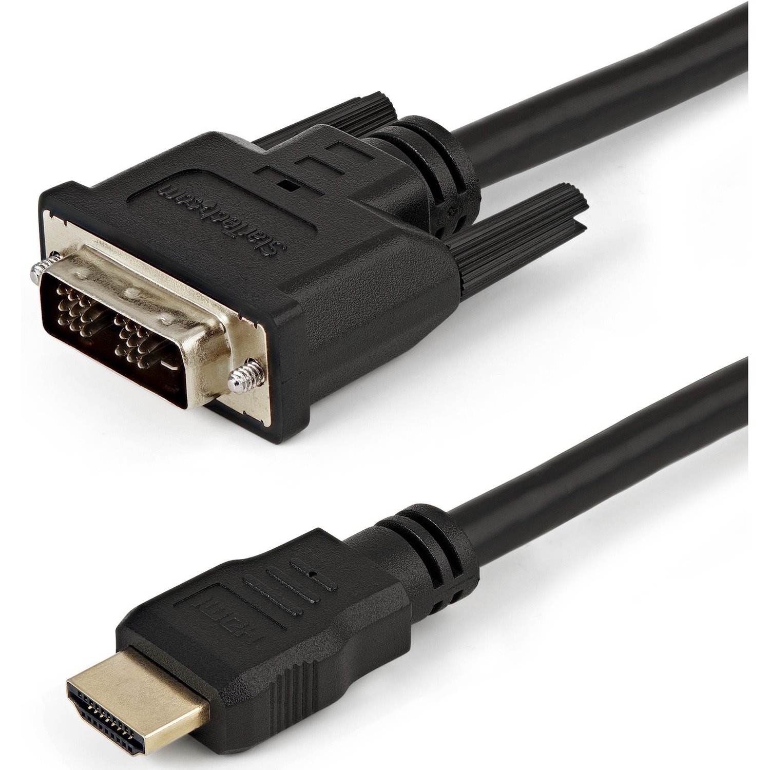 StarTech.com 1.5m (5 ft.)HDMI to DVI-D Cable - HDMI to DVI Adapter / Converter Cable - 1x DVI-D Male 1x HDMI Male - Black