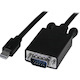 StarTech.com 15ft (4.6m) DisplayPort to VGA Cable, Active DisplayPort to VGA Adapter Cable, 1080p Video, DP to VGA Monitor Converter Cable