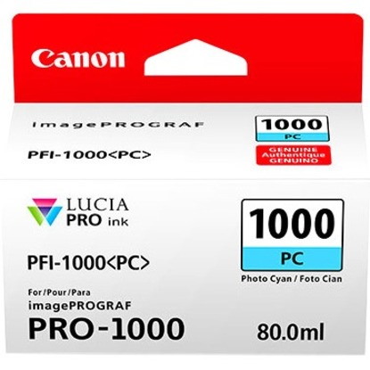 Canon LUCIA PRO PFI-1000 Original Inkjet Ink Cartridge - Photo Cyan Pack