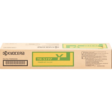 Kyocera TK-5197Y Original Laser Toner Cartridge - Yellow - 1 Each