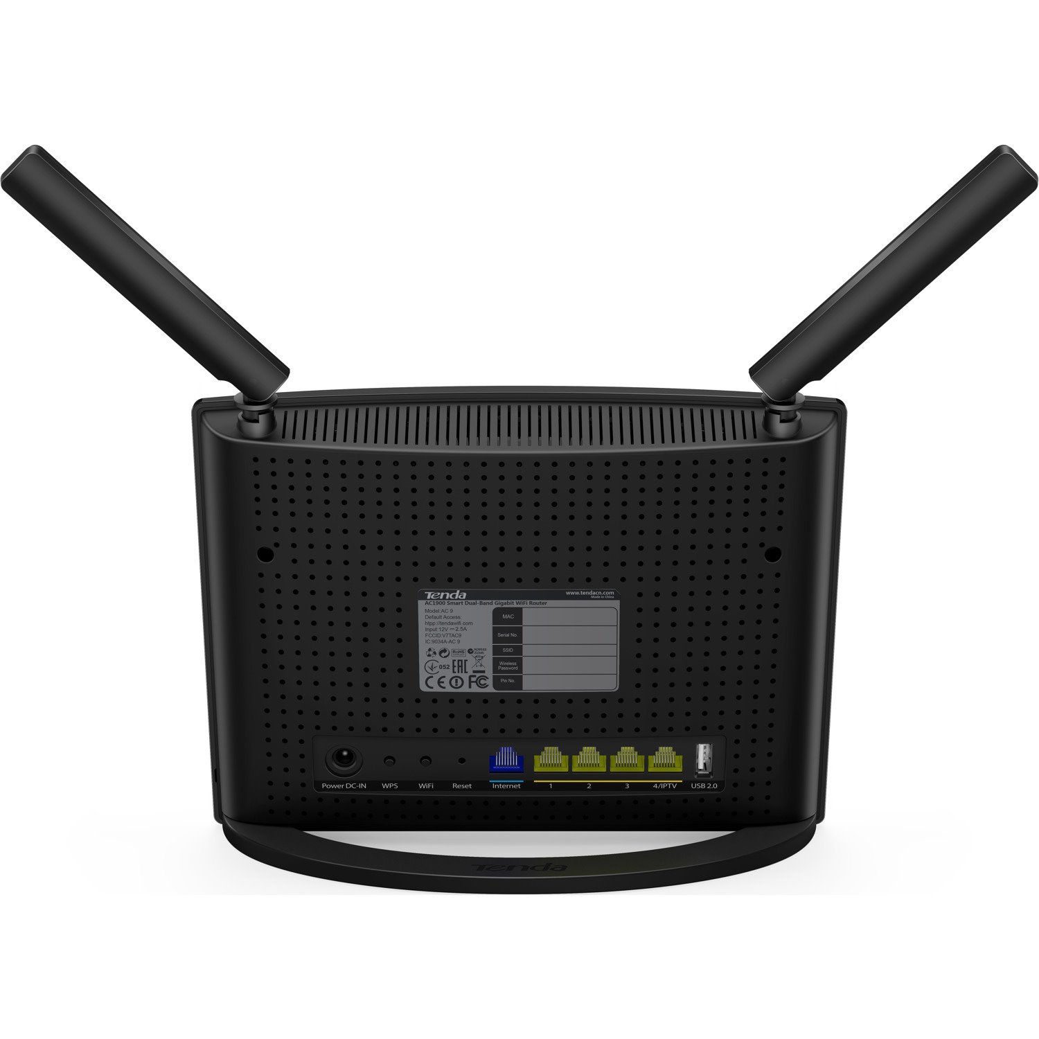 Tenda AC9 Wi-Fi 5 IEEE 802.11ac Ethernet Wireless Router