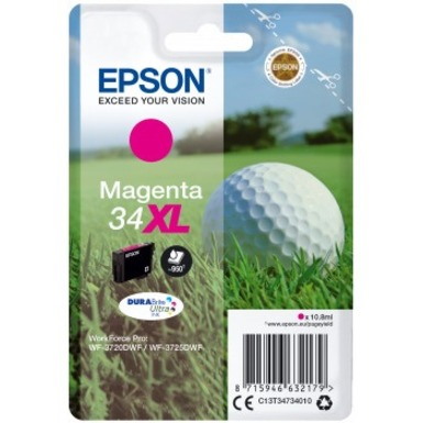 Epson DURABrite Ultra 34XL High Yield Inkjet Ink Cartridge - Magenta - 1 Pack