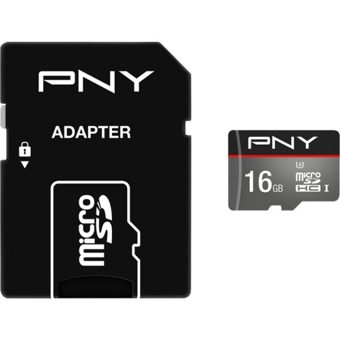 PNY Turbo Performance 16 GB Class 10/UHS-I (U3) microSDHC