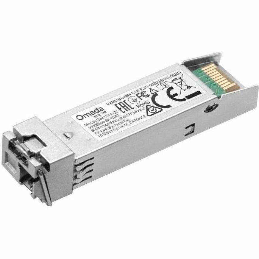 Omada 1000Base-BX WDM Bi-Directional Industrial SFP Module