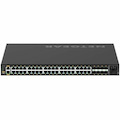 Netgear AV Line M4250 M4250-40G8XF-PoE+ 40 Ports Manageable Ethernet Switch - Gigabit Ethernet, 10 Gigabit Ethernet - 10/100/1000Base-T, 10GBase-X - Black
