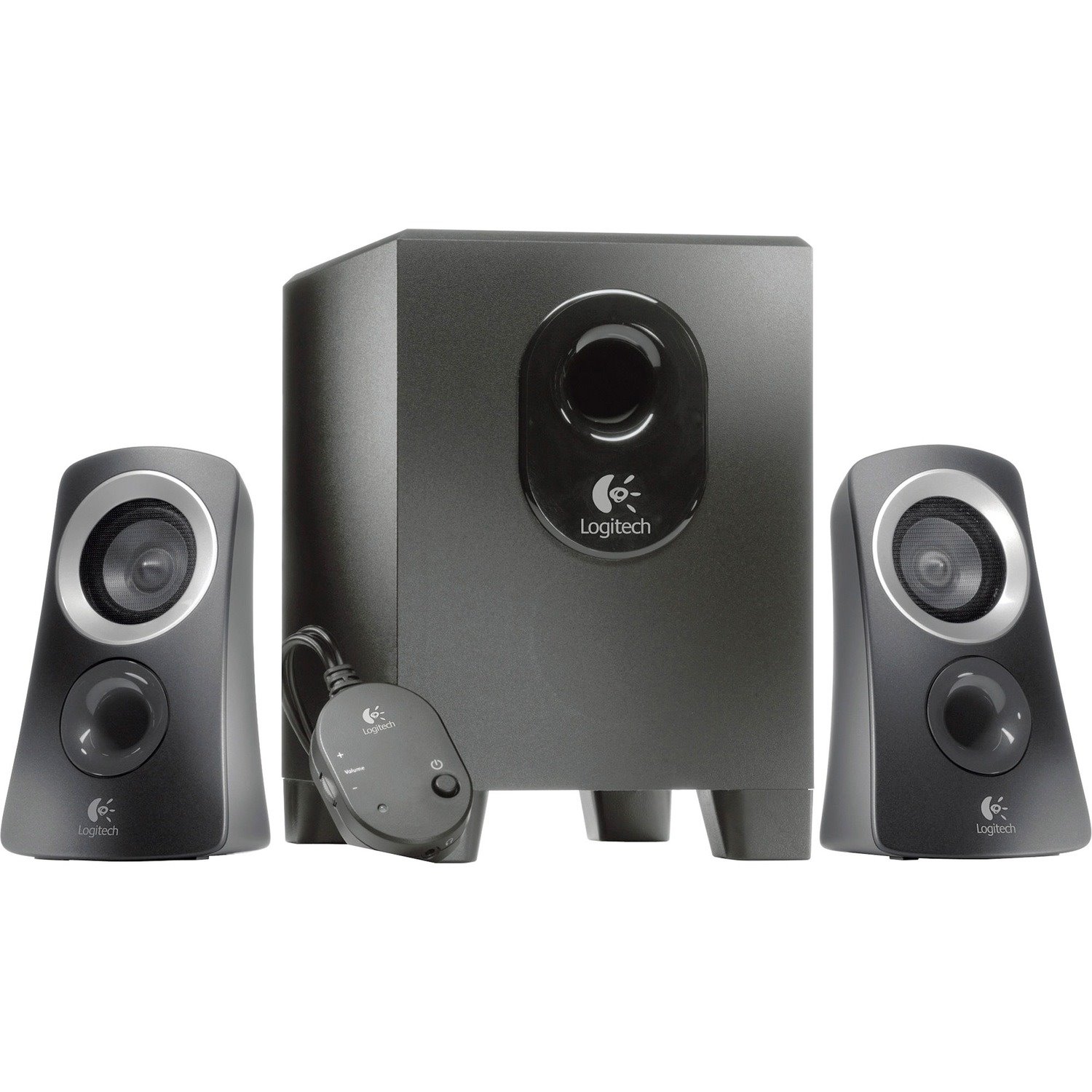 Logitech Z313 2.1 Speaker System - 25 W RMS - Black