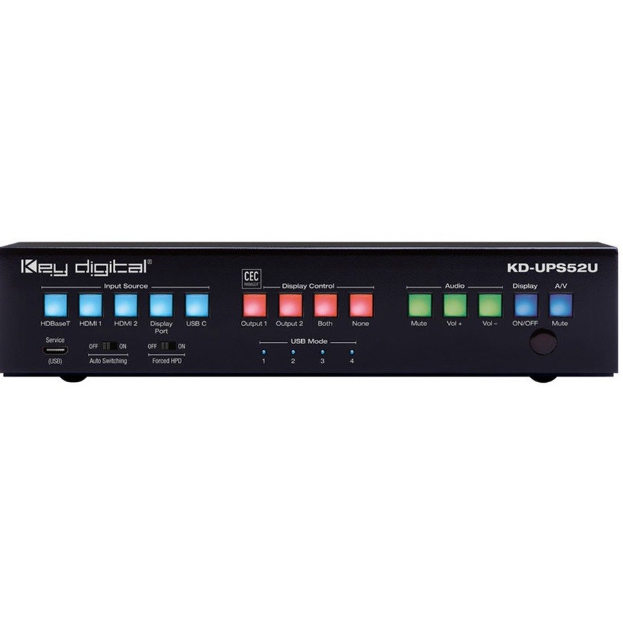 Key Digital KD-UPS52U Audio/Video Switchbox