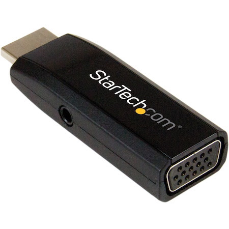 StarTech.com HDMI to VGA Converter with Audio - Compact Adapter - 1920x1200