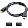 AddOn 35ft HDMI 1.4 Male to HDMI 1.4 Male Black Cable For Resolution Up to 4096x2160 (DCI 4K)