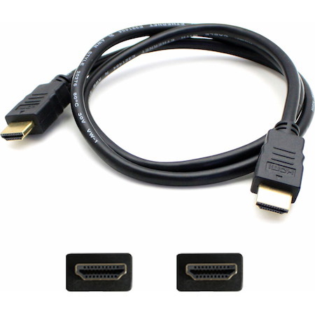 AddOn 20ft HDMI 1.4 Male to HDMI 1.4 Male Black Cable Which Supports Ethernet Channel For Resolution Up to 4096x2160 (DCI 4K)