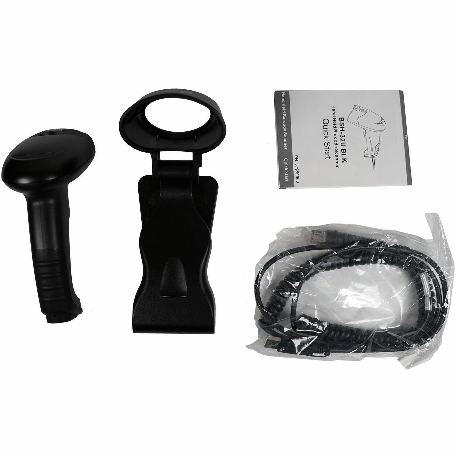 Star Micronics BSH-32U Retail, Hospitality, Entertainment Handheld Barcode Scanner Kit - Cable Connectivity - Black - USB Cable Included