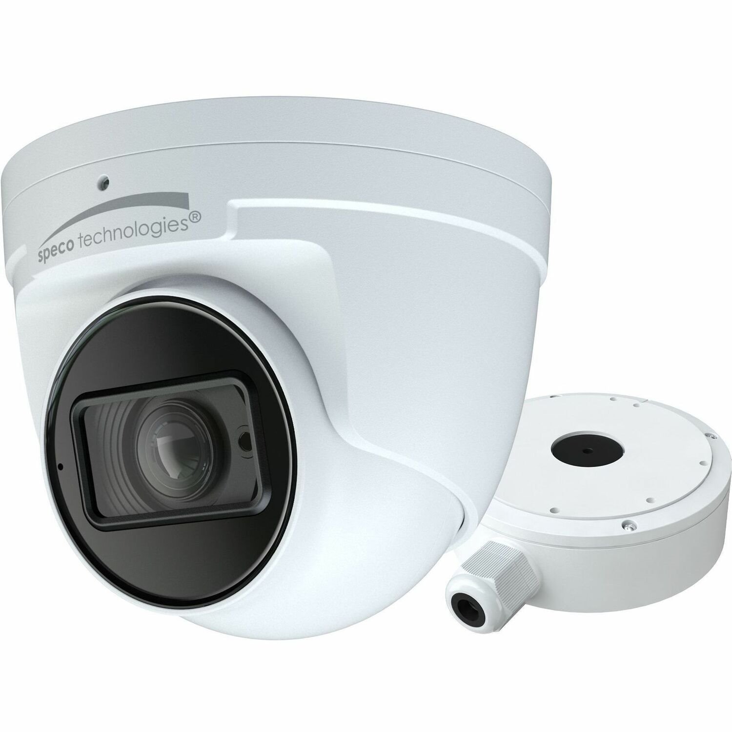 Speco O8VT3M 8 Megapixel Indoor/Outdoor 4K Network Camera - Color - Turret - White