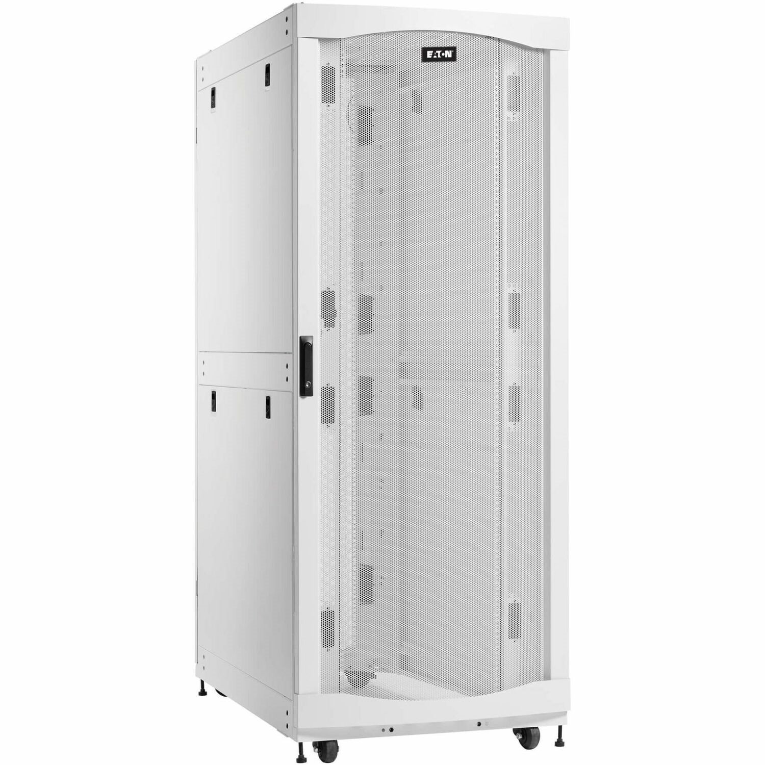 Eaton SmartRack 45U Standard-Depth Extra-Width Heavy-Duty Rack Enclosure Cabinet for AI Servers, White