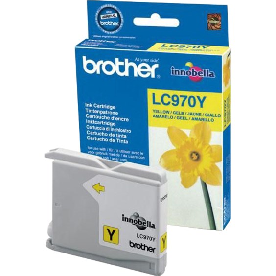 Brother LC-970Y Original Inkjet Ink Cartridge - Yellow - 1 Pack