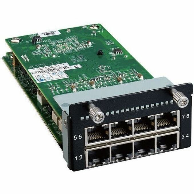 Advantech 8 Ports 1GbE RJ45 Thumbscrew Type with Advanced LAN Bypass