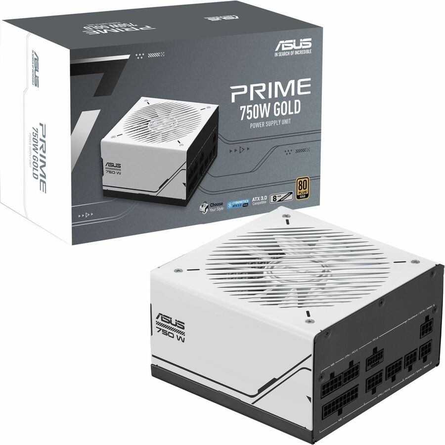 Asus Prime 750W 80 Plus Gold Fully Modular Atx 3.0 Power Supply 8 Year Warranty