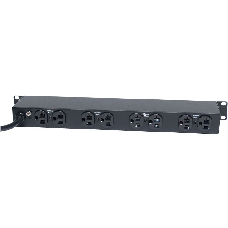 Minuteman 10-port, 110V/16A, 1U/0U Mount, Locking