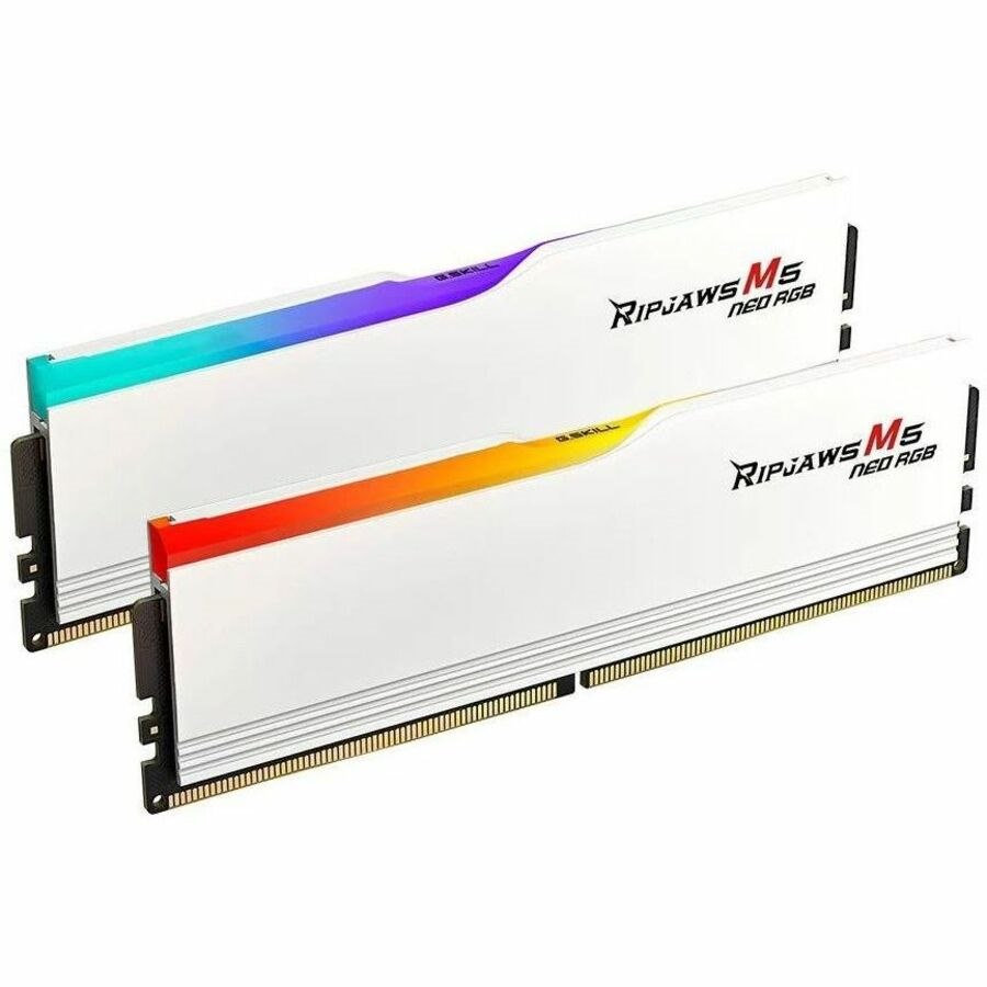 G.SKILL Ripjaws M5 Neo RGB RAM Module for Computer, Motherboard - 32 GB (2 x 16GB) - RGB - DDR5-6400/PC5-51200 DDR5 SDRAM - 6400 MHz - CL32 - 1.40 V