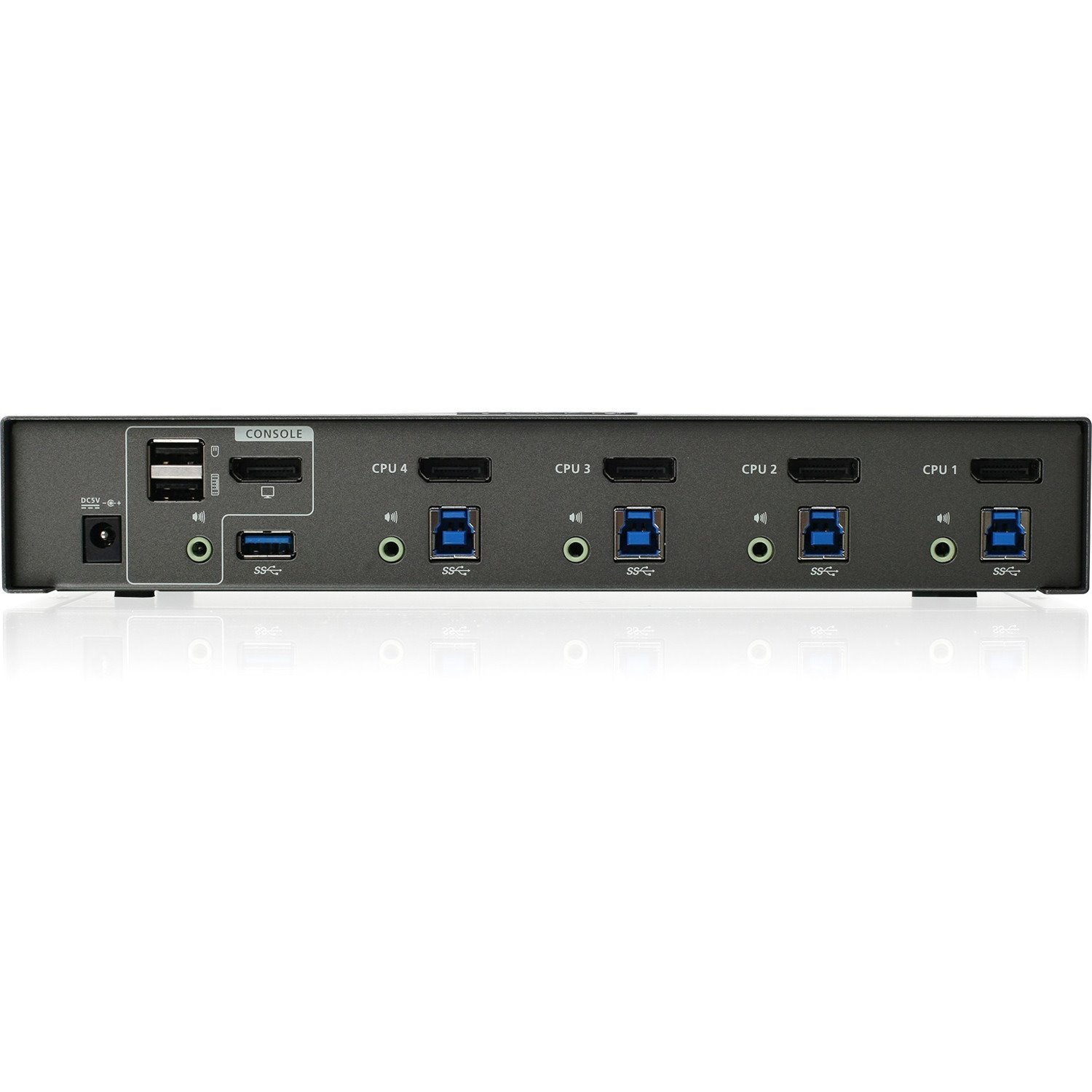 IOGEAR 4-Port DisplayPort KVMP Switch with USB 3.0 Hub (TAA Compliant)