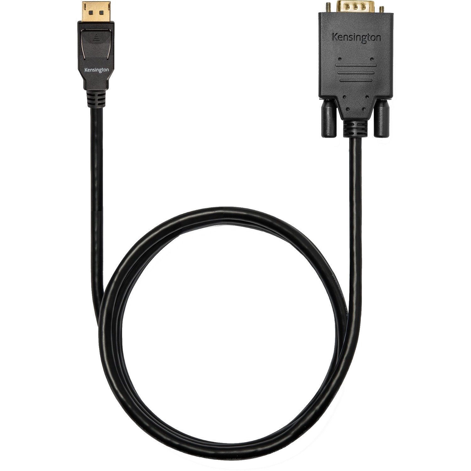 Kensington DisplayPort 1.2 (M) to VGA (M) Passive Unidirectional Cable, 6ft