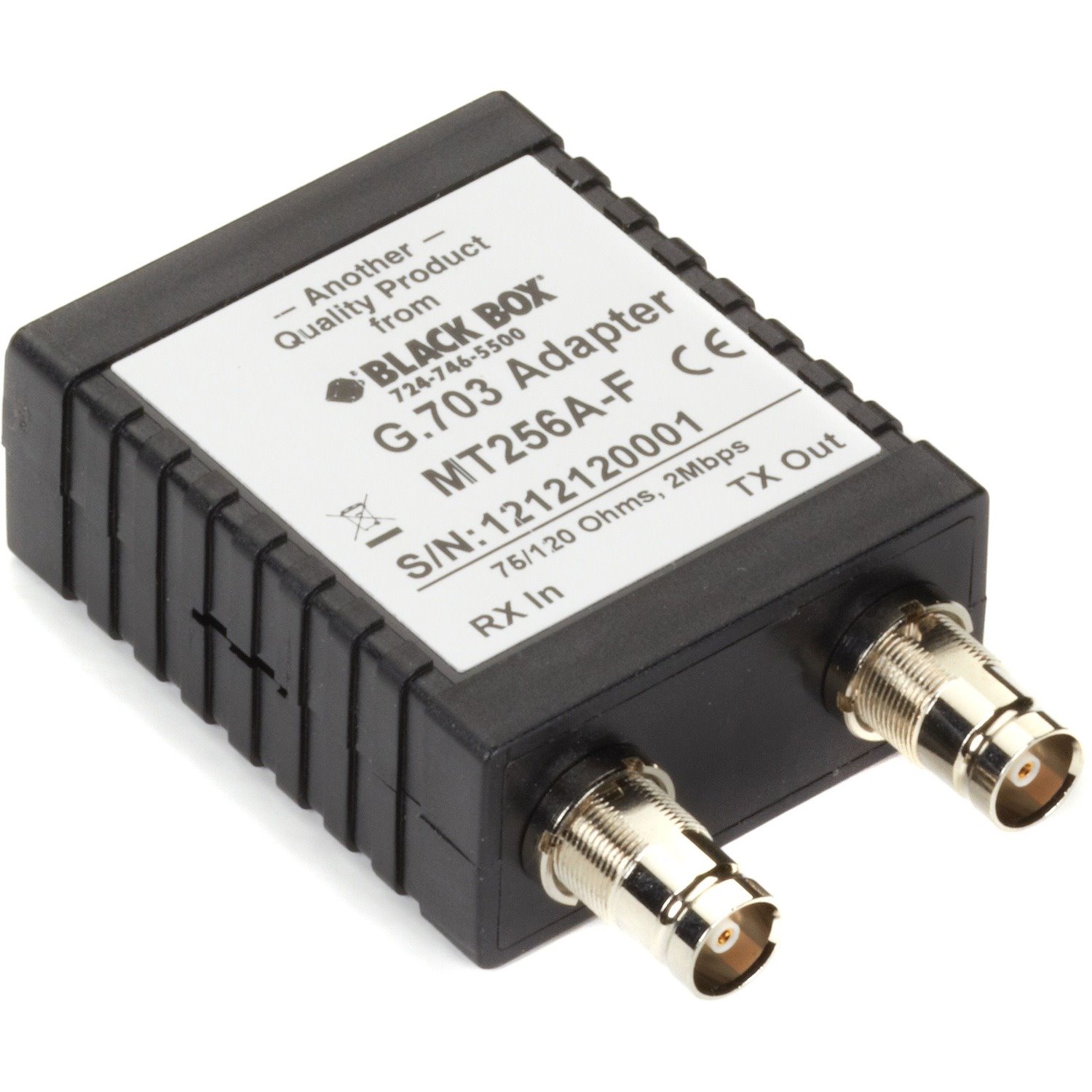 Black Box G.703 Balun - 75-120 ohm, 2.048 Mbps, Female