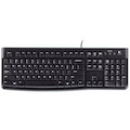 Logitech K120 Keyboard - Cable Connectivity - USB Interface - Black