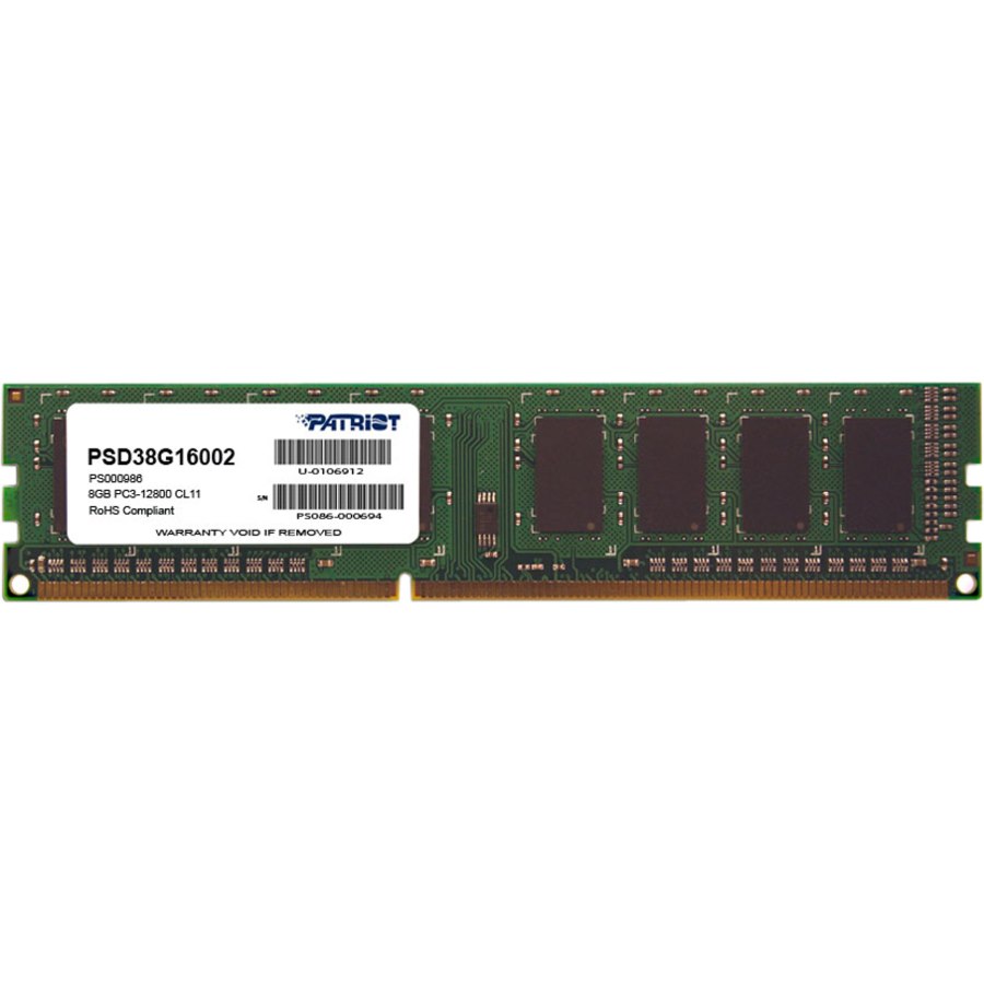 Patriot Memory Signature 8GB DDR3 SDRAM Memory Module