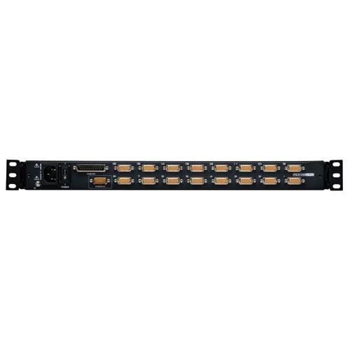 Eaton Tripp Lite Series NetDirector 16-Port 1U Rack-Mount Console KVM Switch with 19-in. LCD + 8 PS2/USB Combo Cables, TAA