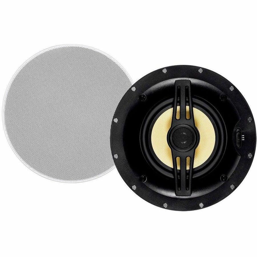 Monoprice Black Back Ceiling Speakers 6.5-Inch Fib