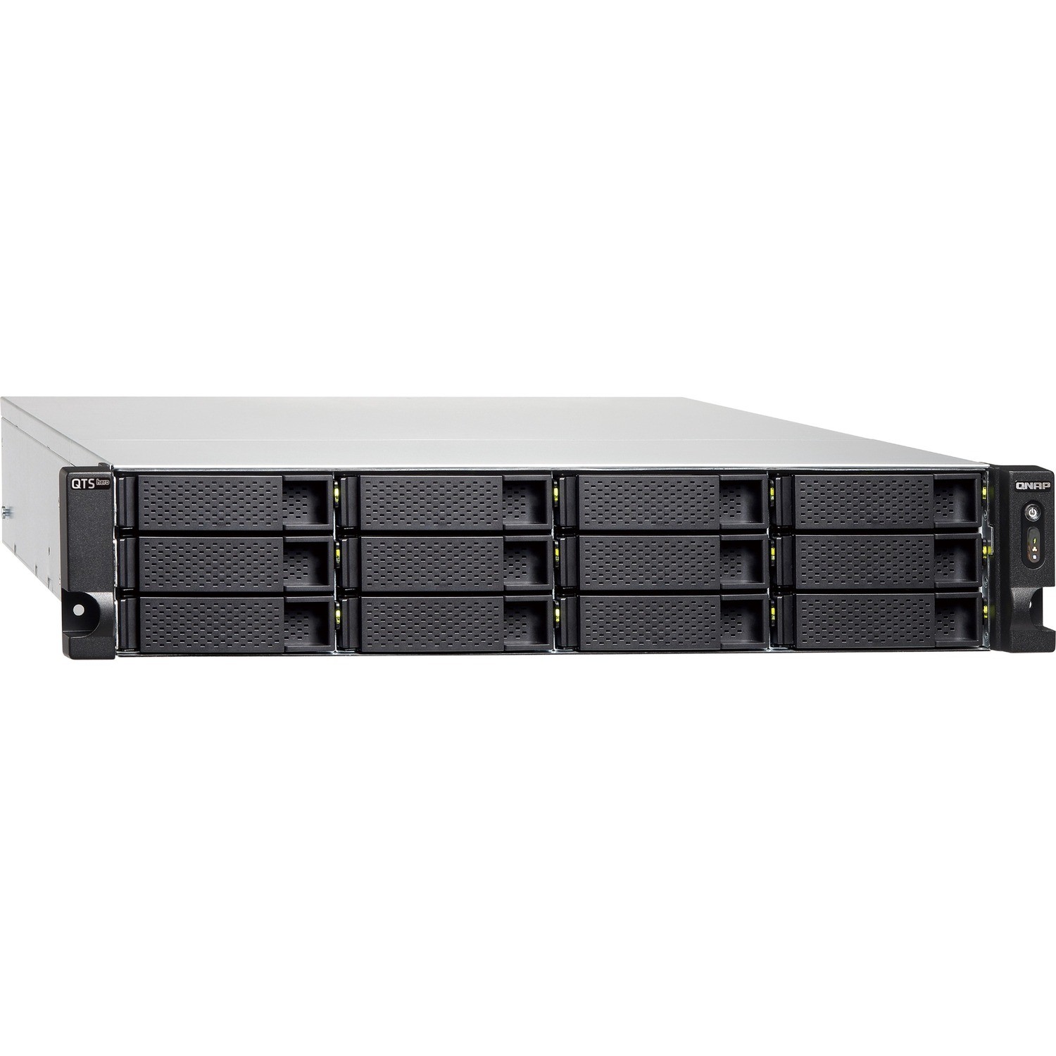 QNAP TS-h1277XU-RP-3700X-128G 12 x Total Bays SAN/NAS Storage System - 5 GB Flash Memory Capacity - AMD Ryzen 7 3700X Octa-core (8 Core) 3.40 GHz - 128 GB RAM - DDR4 SDRAM - 2U Rack-mountable