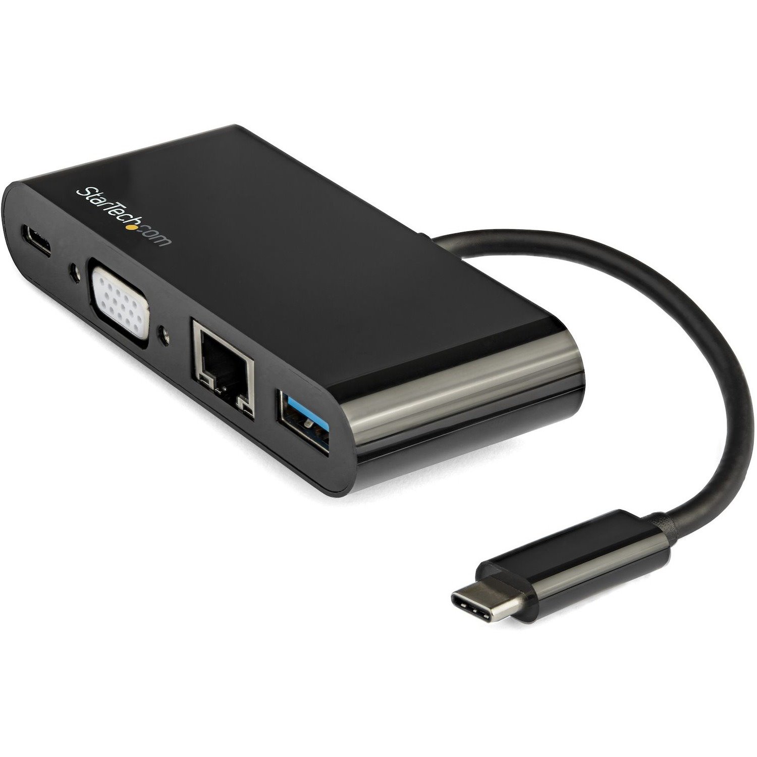 StarTech.com USB-C VGA Multiport Adapter - Power Delivery(60W) - USB 3.0 - GbE