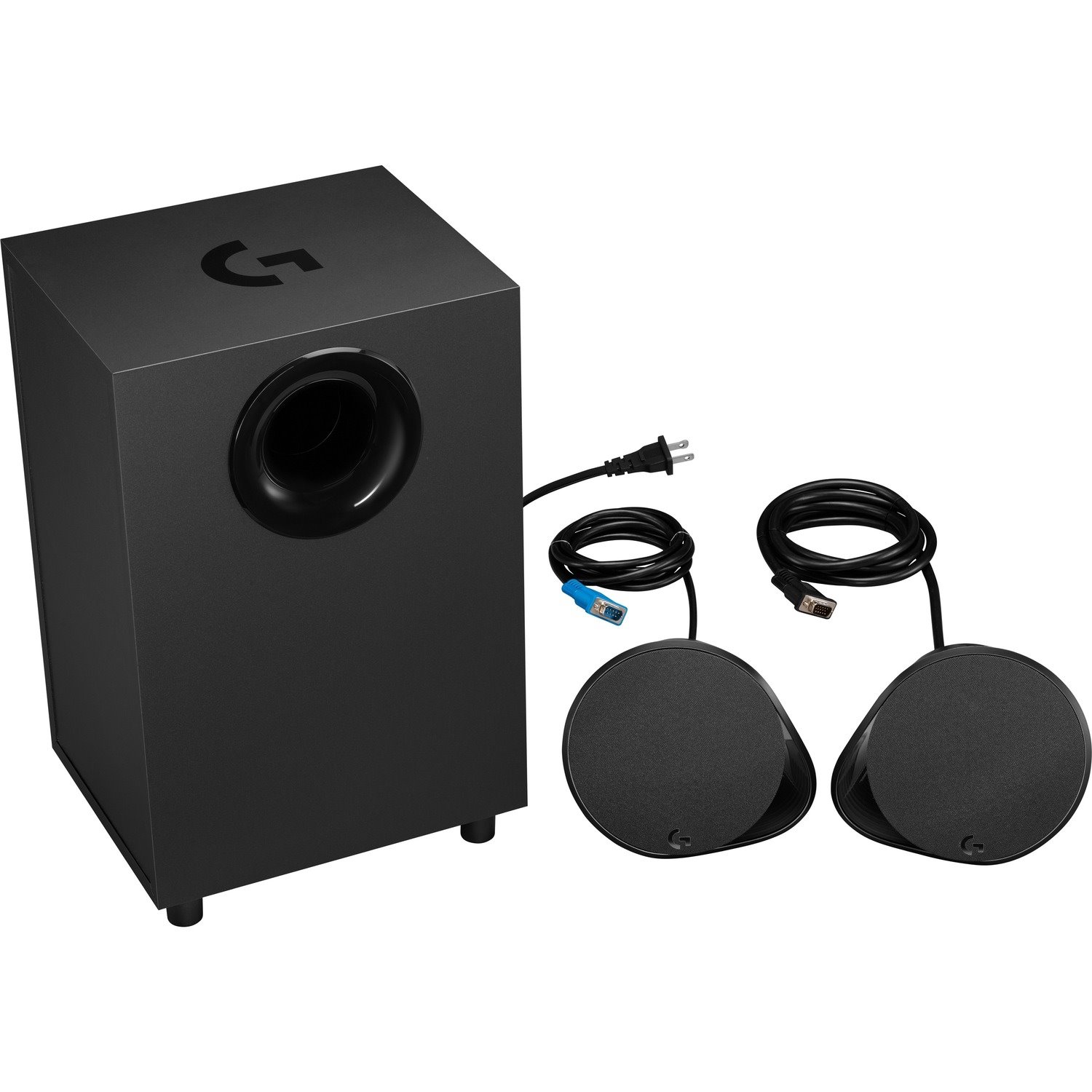 Logitech LIGHTSYNC G560 2.1 Bluetooth Speaker System - 120 W RMS - Black