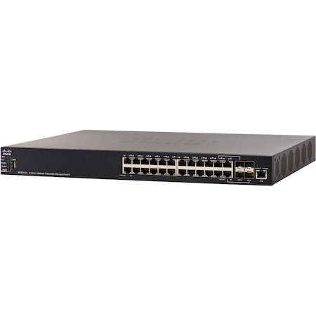 Cisco SX550X-24 24-Port 10GBase-T Stackable Managed Switch