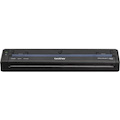Brother PocketJet 8 PJ-883 Mobile Direct Thermal Printer - Monochrome - Portable - Label Print - USB - USB Host - Bluetooth - Wireless LAN - Near Field Communication (NFC) - Battery Included - With Cutter - Black