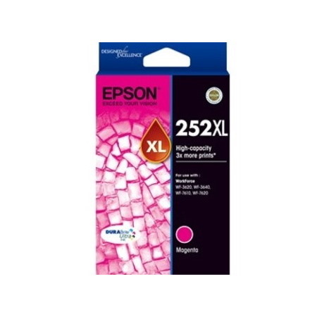 Epson DURABrite Ultra 252XL Original High Yield Inkjet Ink Cartridge - Magenta - 1 Pack